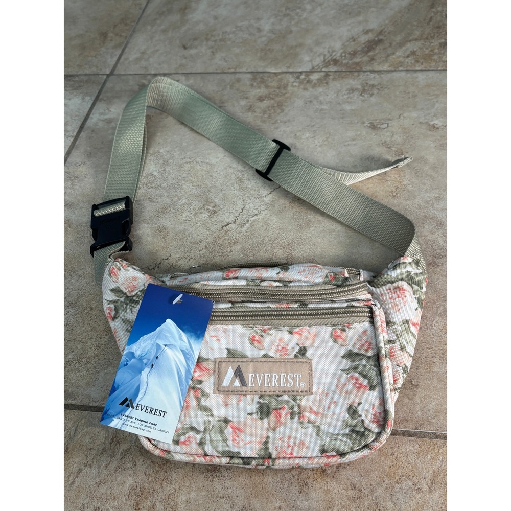 Everest Floral Rose Print Waist Pack Fanny Pack New with Tags Cottagecore